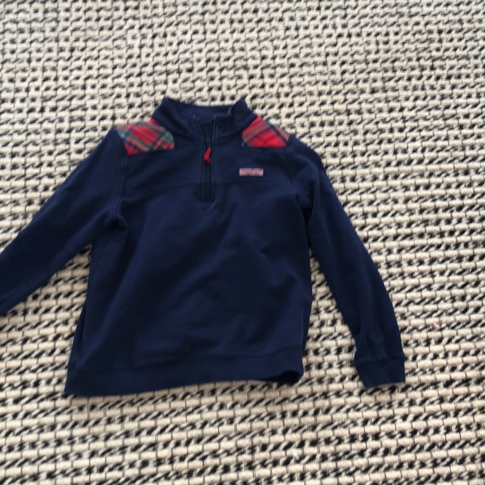 Vineyard vines plaid sweatshirt